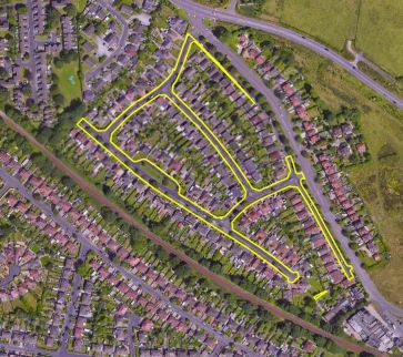 Property for Auction in North West - Land on the south west side of Buxton Road,, (inc Alma Road, Birch Tree Avenue, Yew Tree Avenue & Cherry Tree Drive), Hazel Grove, Greater Manchester SK7 6AP