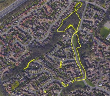 Property for Auction in North West - Land at Daffil Wood, Westwood Side, , Woodcross End, Woodcross Fold , & adj. 15 & 25 Woodside Drive, Churwell, West Yorkshire LS27 9PJ