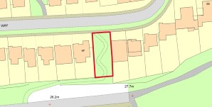 Property for Auction in London - Land Between 44 and 46 Potters Way, Poole, Dorset, BH14 8QQ